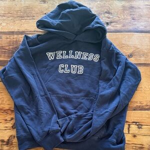 Sporty & Rich Dark Blue Wellness Club Hoodie